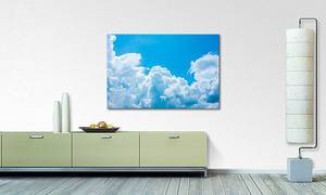 Impression sur toile Clouds Épicéa massif / Tissu mélangé - 80 x 120 cm