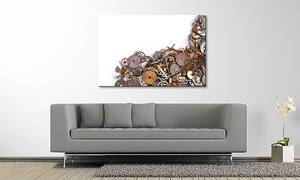 Quadro Ravages of Time Abete massello / Tessuto misto - 80 x 120 cm