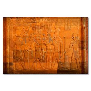 Quadro Egypt Abete massello / Tessuto misto - 80 x 120 cm