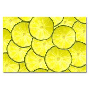 Quadro Lime Abete massello / Tessuto misto - 80 x 120 cm