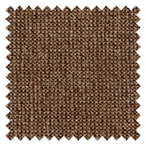 Polsterhocker FIDELIA Webstoff Mava: Karamell / Braun / Beige meliert - Breite: 100 cm