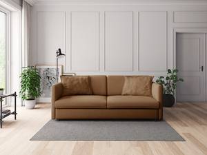 3-Sitzer Sofa FIDELIA Webstoff Mava: Karamell / Braun / Beige meliert