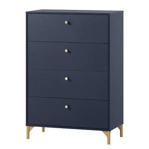 Buffet Alfa 80 cm Bleu nuit - Hauteur : 117 cm