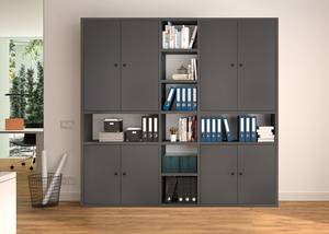 Armoire de bureau Emporio VI Gris mat