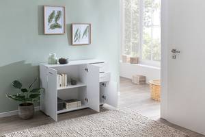 Dressoir Arejo spaanplaat - wit - Wit