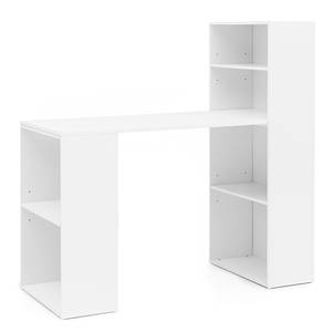 Bureau Arnsdorf Panneau aggloméré / Imitation chêne Sonoma - Blanc