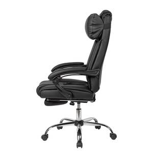 Chaise de bureau pivotante Belten Imitation cuir - Noir