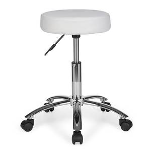 Tabouret pivotant Steinreich Microfibre - Blanc