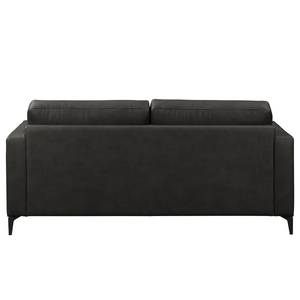 2-Sitzer Sofa Songer Microfaser Gardi: Schwarz