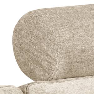 Ecksofa Arietta mit Longchair Webstoff Cieli: Beige - Longchair davorstehend rechts