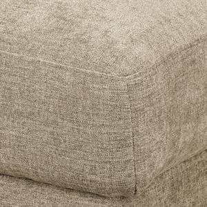 Ecksofa Arietta mit Longchair Webstoff Cieli: Beige - Longchair davorstehend rechts