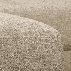 Ecksofa Arietta mit Longchair Webstoff Cieli: Beige - Longchair davorstehend links