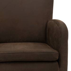 Fauteuil Purling Microfibre Medea: Marron foncé