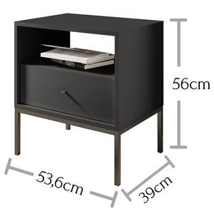 Table de chevet Bandoba Graphite