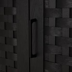 Enfilade Hult 3 portes Plaqué bois véritable - Peuplier noir