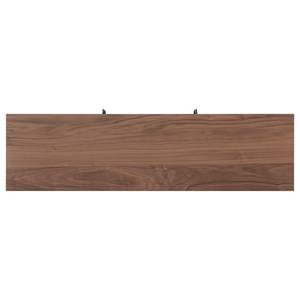 Sideboard Hult mit 2 Türen Echtholzfurnier - Pappel Dunkel