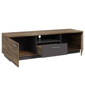 Meuble TV Jumapo Marron - Bois manufacturé - 180 x 49 x 52 cm