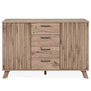 Dressoir Wragby spaanplaat - Zweeds-eikenhouten look - Breedte: 127 cm