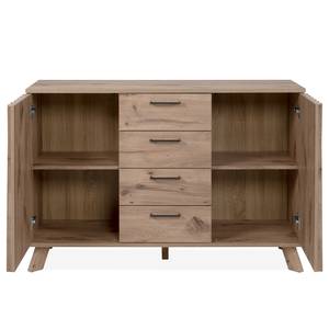 Sideboard Wragby Spanplatte - Schwedeneiche Dekor - Breite: 127 cm