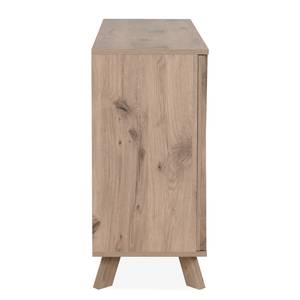 Dressoir Wragby spaanplaat - Zweeds-eikenhouten look - Breedte: 127 cm