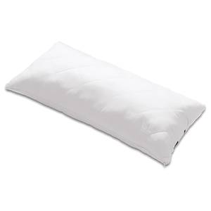 Coussin Sensofill Active Polyester / Coton - Blanc - 40 x 80 cm