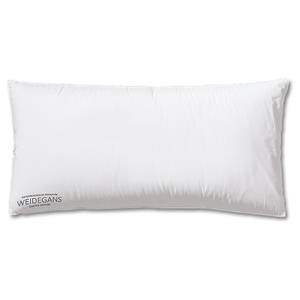 Coussin en duvet Weidegans Trio 100 % duvet / Coton - Blanc - 50 x 70 cm