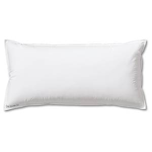 Coussin DeLuxe 60 Plumes / Duvet / Coton - Blanc - 40 x 80 cm