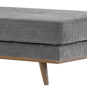 Banc capitonné BOVLUND Tissu Cieli: Gris foncé