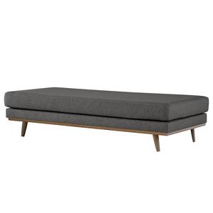 Banc capitonné BOVLUND Velours Lark: Gris foncé