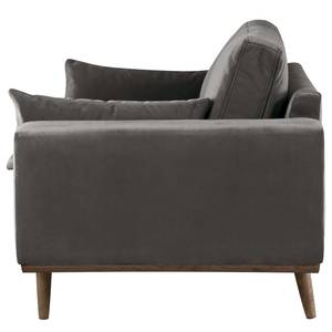 2-Sitzer Sofa BOVLUND Samt Sadia: Dunkelgrau