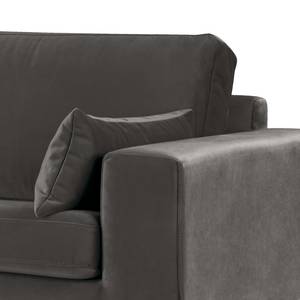 2-Sitzer Sofa BOVLUND Samt Sadia: Dunkelgrau