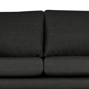 2-Sitzer Sofa BOVLUND Strukturstoff Otrera: Schwarz