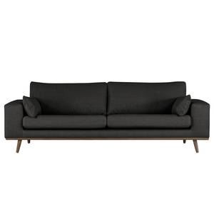 3-Sitzer Sofa BOVLUND Strukturstoff Otrera: Schwarz