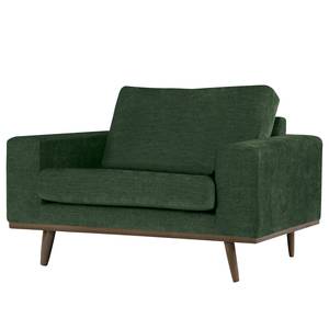 Fauteuil BOVLUND Tissu structuré - Tissu Cieli: Vert foncé