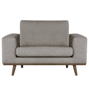 Fauteuil BOVLUND Tissu structuré - Velours Lark: Marron gris