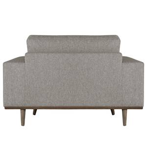 Fauteuil BOVLUND structuurstof - Velours Lark: Bruingrijs