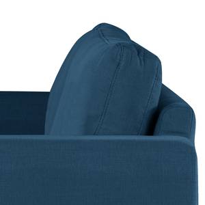 Fauteuil BOVLUND structuurstof - Geweven stof Vele: Blauw