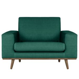 Fauteuil BOVLUND Tissu structuré - Tissu structuré Otrera: Vert foncé