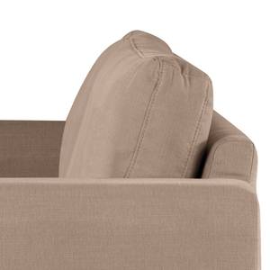 Fauteuil BOVLUND structuurstof - Geweven stof Vele: Taupe