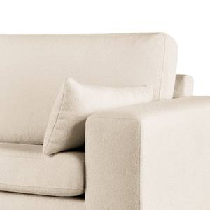 Ecksofa BOVLUND mit Ottomane Bouclé Stoff Eurona: Beige - Ottomane davorstehend links