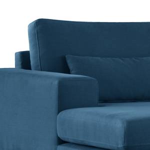 Divano con chaise longue BOVLUND Tessuto Vele: blu - Longchair preimpostata a sinistra