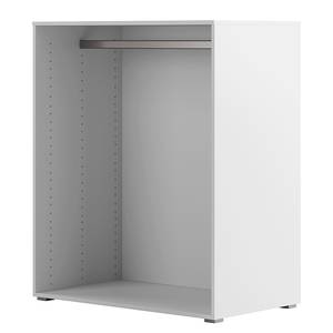 Armoire à vêtements Nikko 93 cm fermée Blanc alpin - Poignée en métal