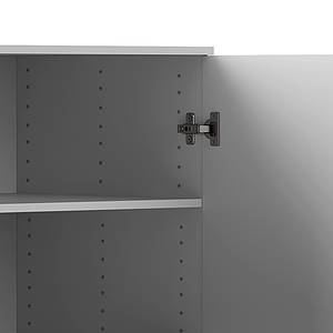 Kledingkast Nikko 186 cm met lades alpinewit - Push to open