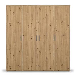 Armoire à portes battantes Voyager Imitation chêne Artisan - Largeur : 187 cm - Sans tiroir