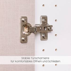 Drehtürenschrank Voyager Eiche Artisan Dekor / Graumetallic - Breite: 140 cm - Mit Schubladen