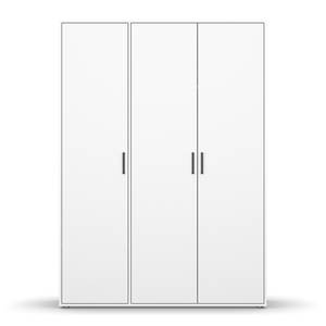 Armoire à portes battantes Voyager Blanc alpin - Largeur : 140 cm - Sans tiroir