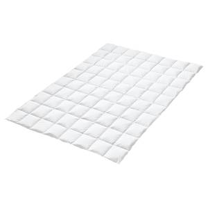 Couette en duvet Sleepwell Comfort 8x10 Coton / Duvet / Plumes - Blanc - 140 x 200 cm