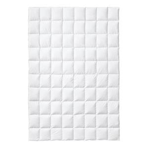 Couette en duvet Sleepwell Comfort 8x10 Coton / Duvet / Plumes - Blanc - 155 x 220 cm