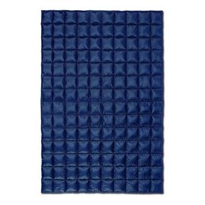 Daunenbettdecke Travel Plaid Baumwolle / Daunen / Federn - 135 x 200 cm - Blau