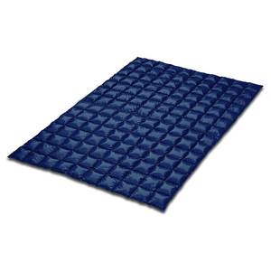 Piumino Travel Plaid Cotone / piume - 135 x 200 cm - Blu